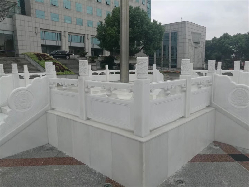 雅安汉白玉旗台厂家